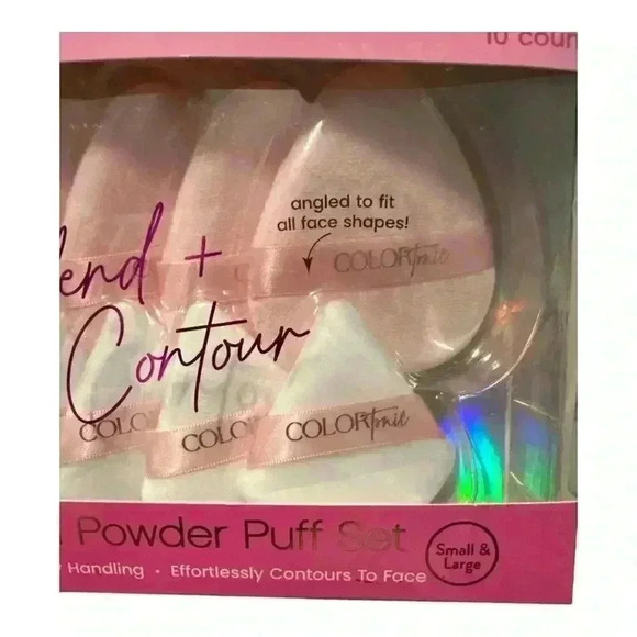 Color Tonic 10 Piece Shaped Powder Puff Set - Picture 2 of 3